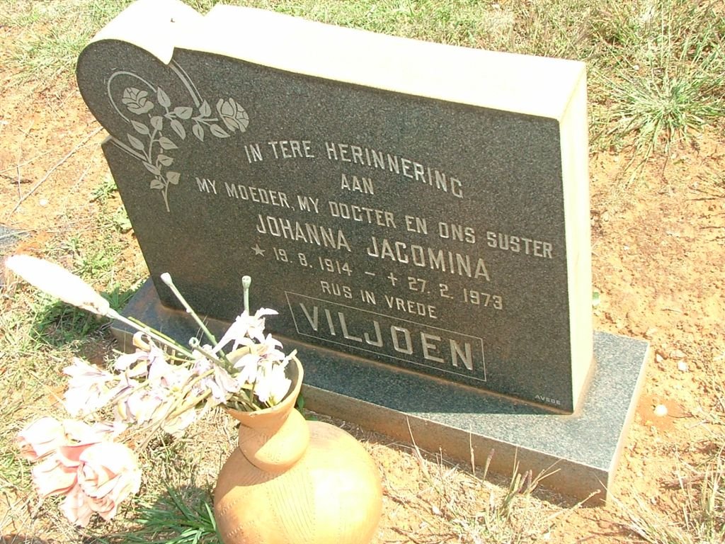 VILJOEN Johanna Jacomina 1914-1973