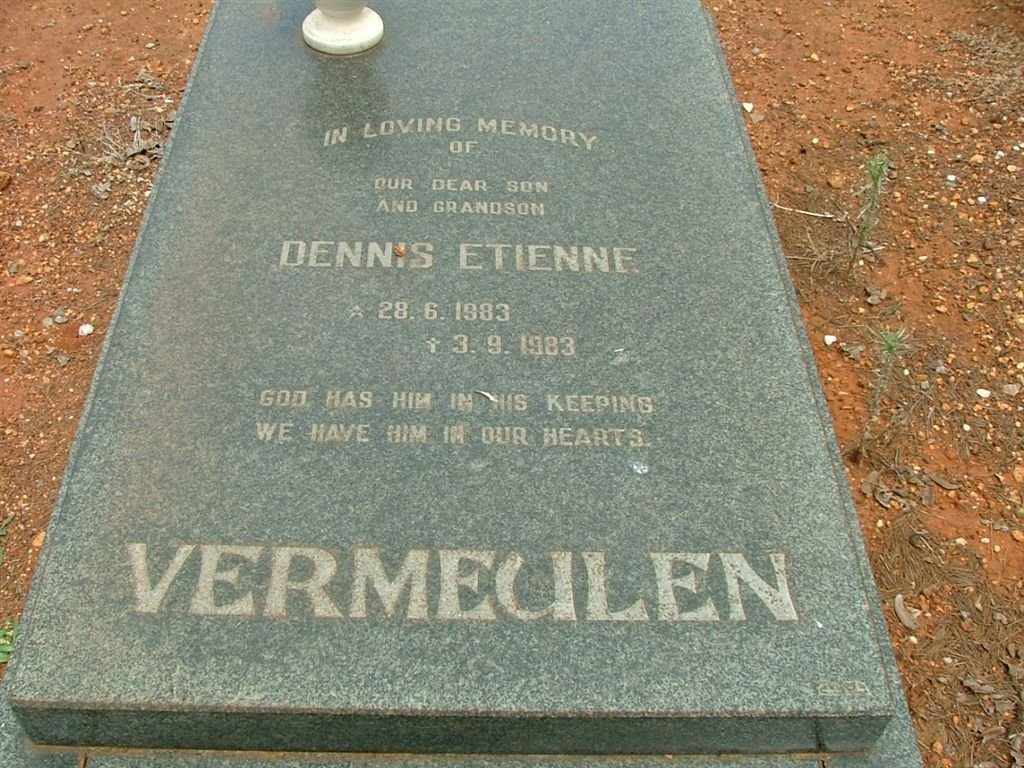 VERMEULEN Dennis Etienne 1983-1983