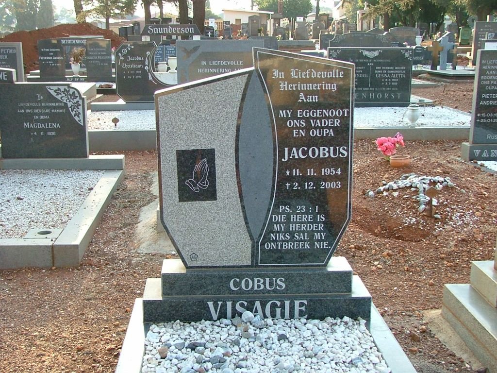 VISAGIE Jacobus 1954-2003