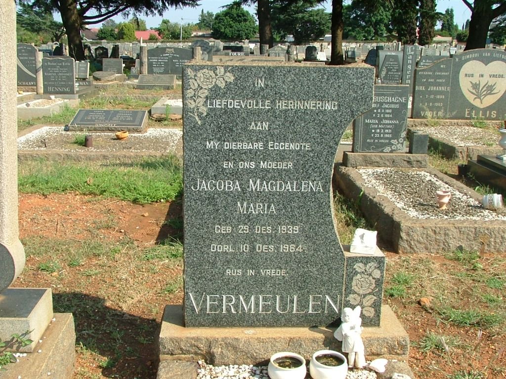 VERMEULEN Jacoba Magdalena Maria 1939-1964