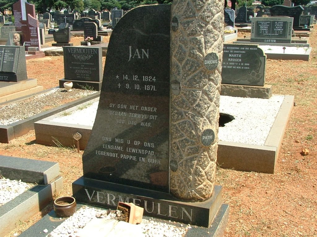 VERMEULEN Jan 1924-1971