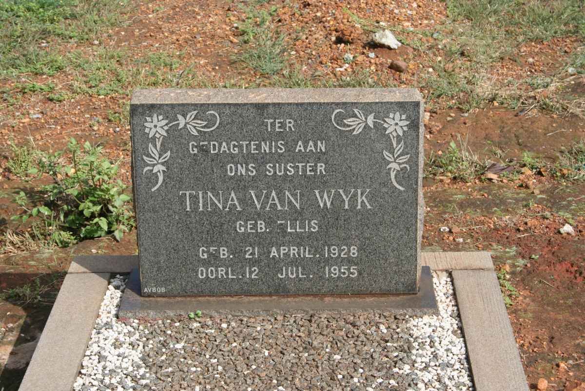 WYK Tina, van nee ELLIS 1928-1955