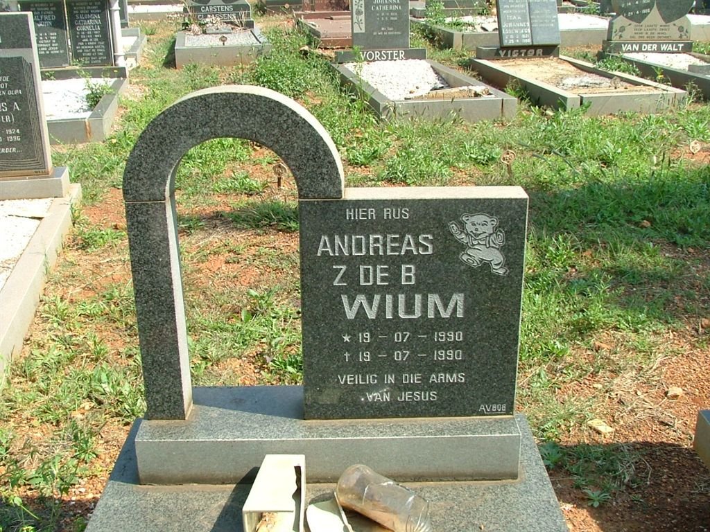 WIUM Andreas Z. de B. 1990-1990