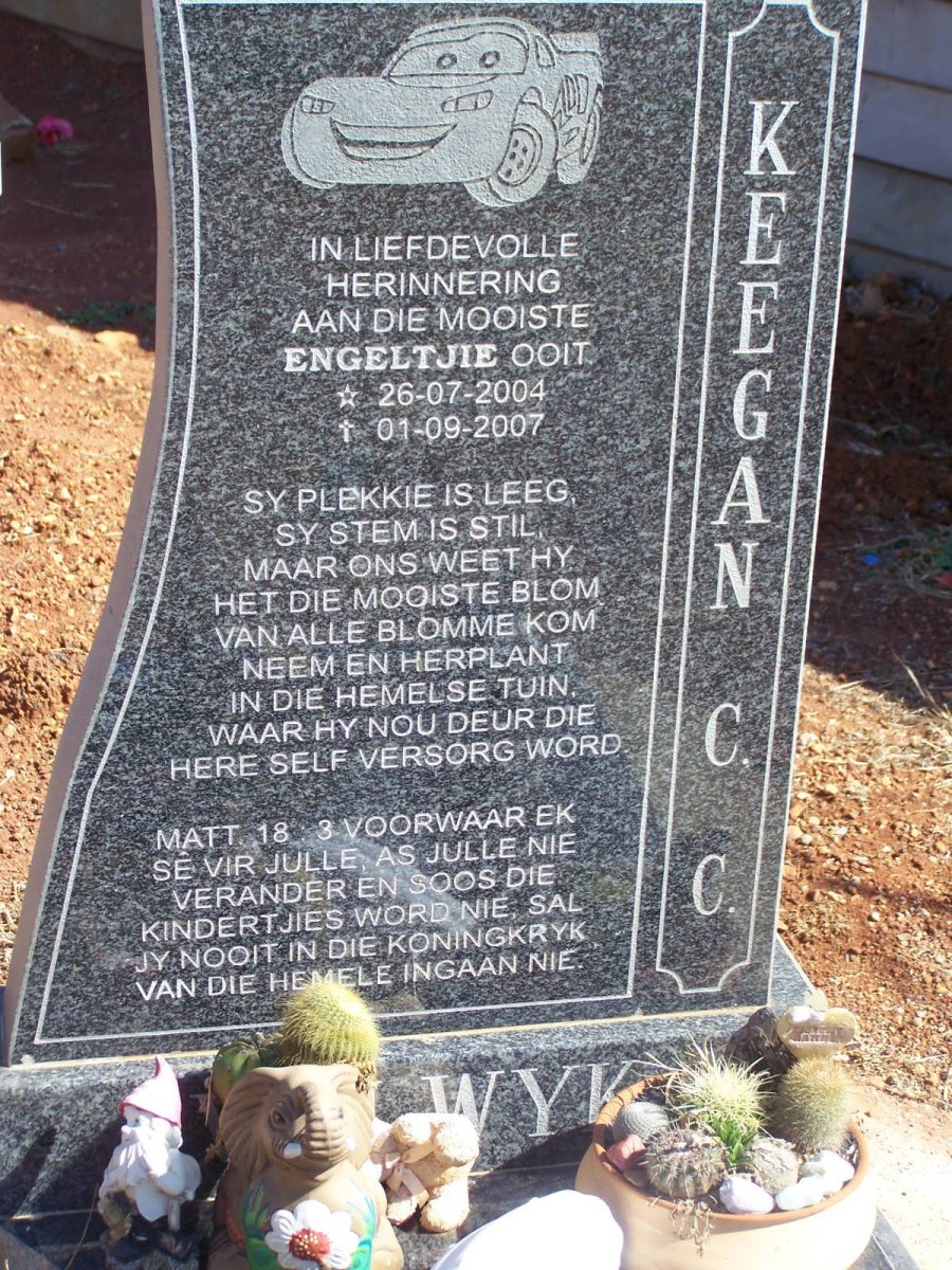 WYK Keegan C.C., van 2004-2007