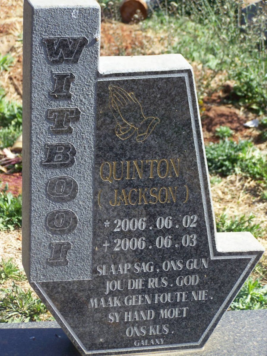 WITBOOI Quinton 2006-2006