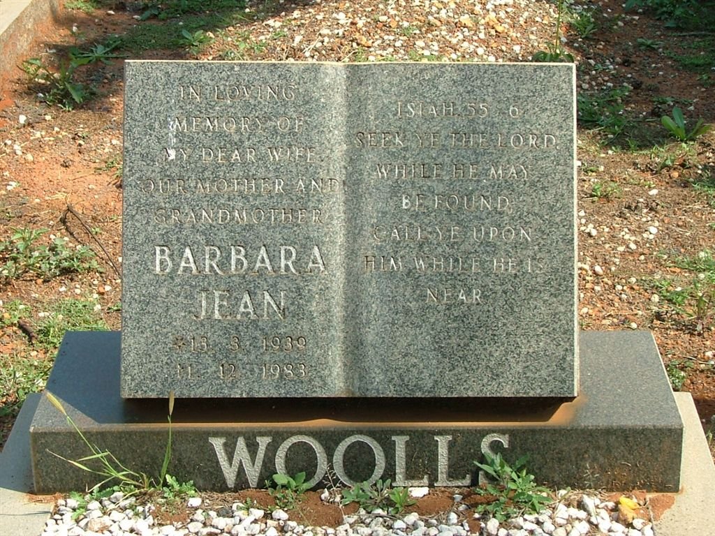 WOOLLS Barbara Jean 1939-1983
