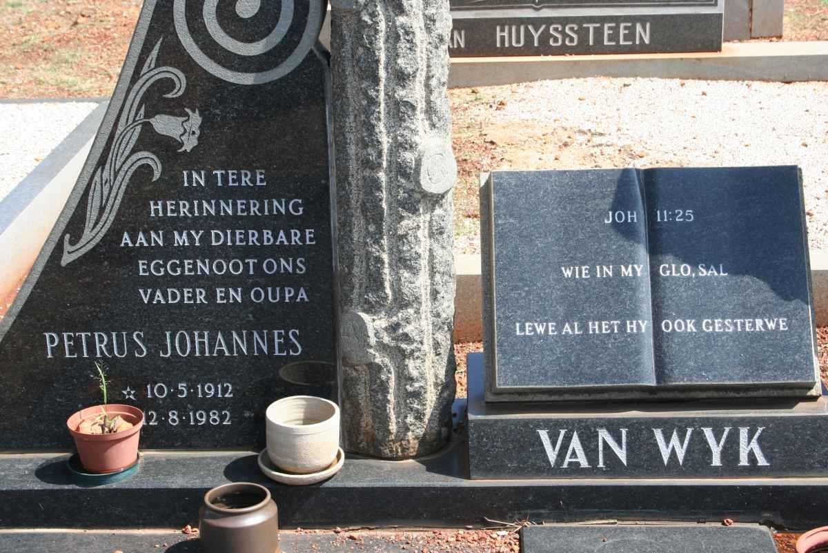 WYK Petrus Johannes, van 1912-1982