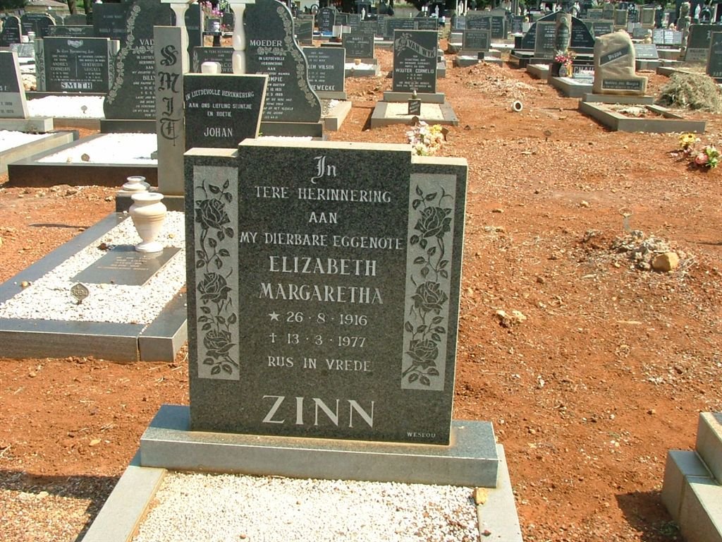 ZIN Elizabeth Margaret 1916-1977