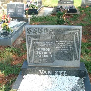 ZYL Gideon Petrus Jacobus, van 1932-2005
