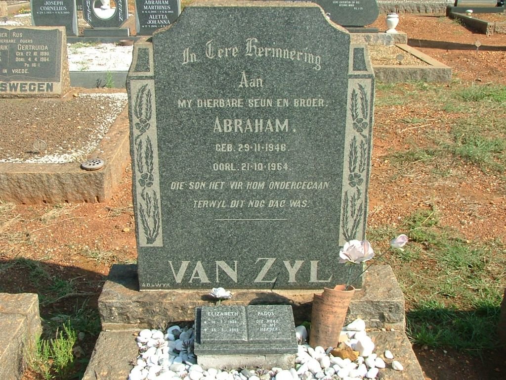 ZYL Abraham, van 1946-1964 :: PAGOS Elizabeth 1926-2005