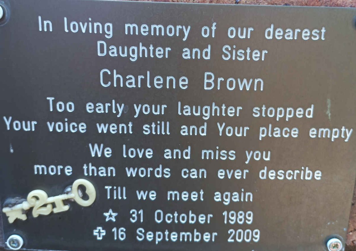 BROWN Charlene 1989-2009