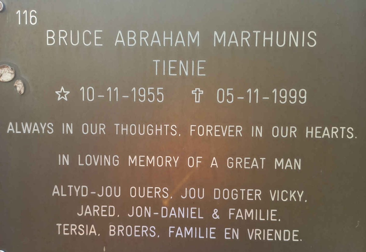 BRUCE Abraham Marthunis 1955-1999
