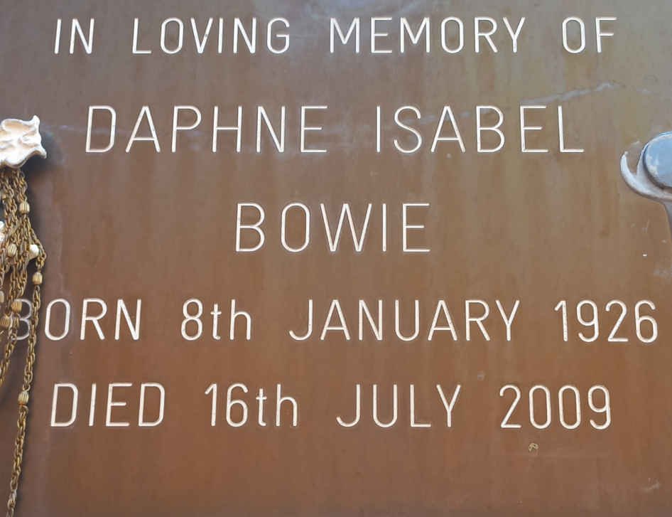 BOWIE Daphne Isabel 1926-2009