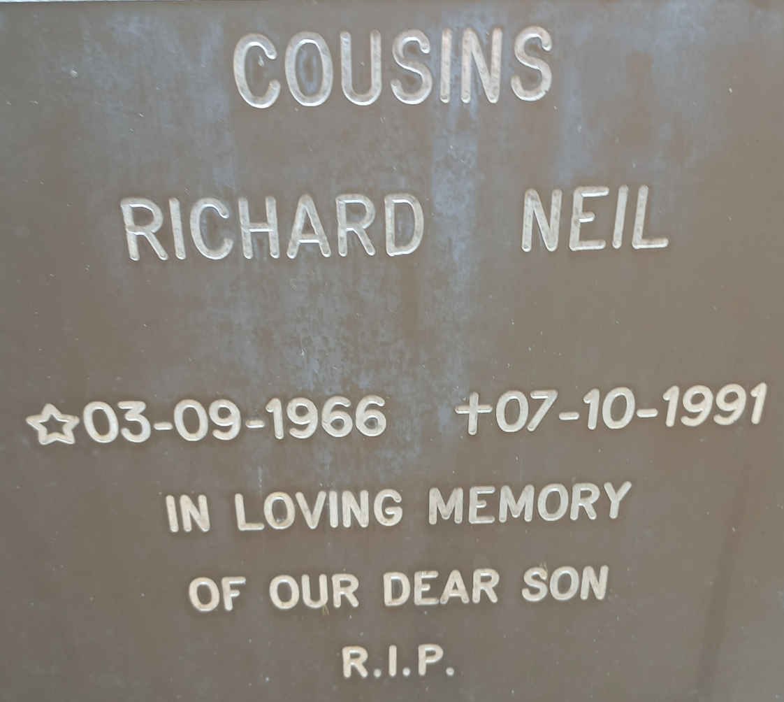 COUSINS Richard Neil 1966-1991