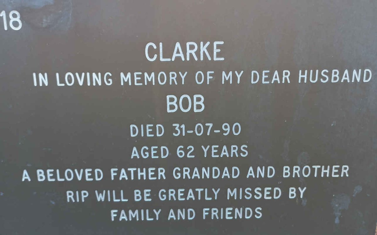 CLARKE Bob -1990
