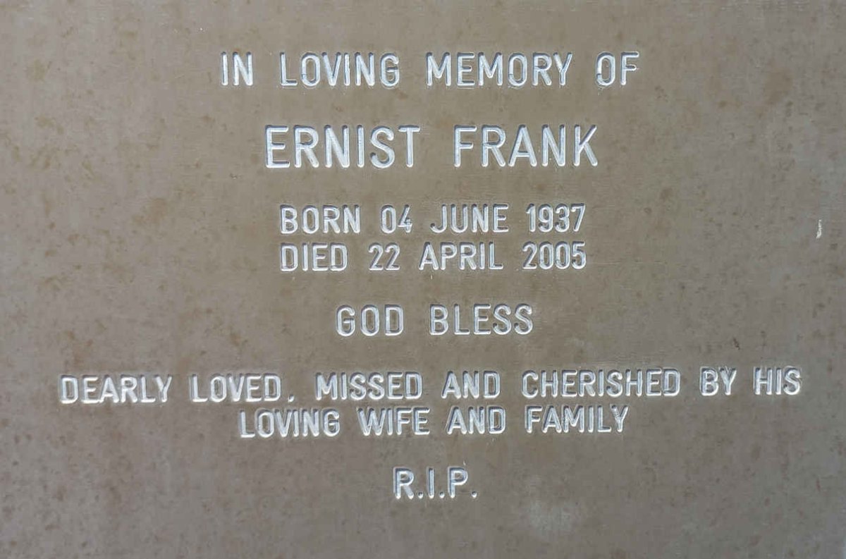 FRANK Ernist 1937-2005