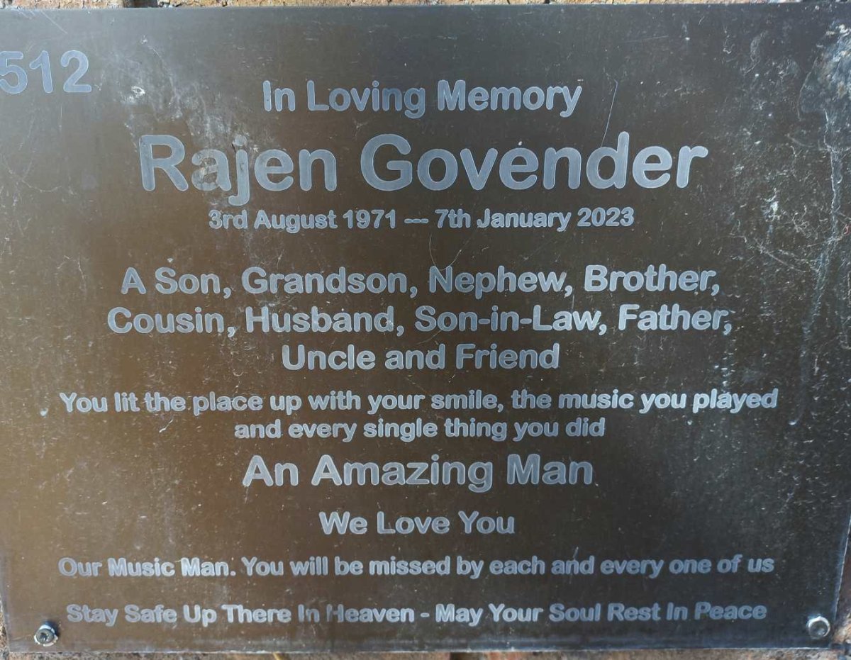 GOVENDER Rajen 1971-2023
