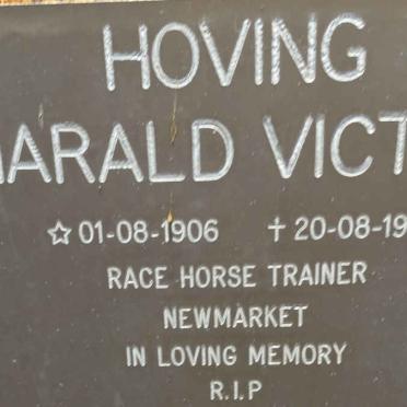 HOVING Harald Victor 1906-1995