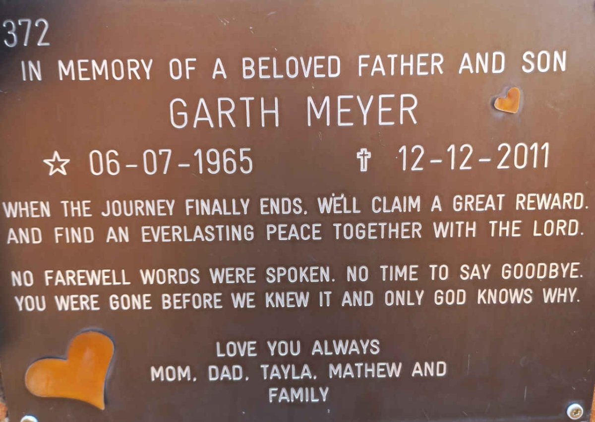MEYER Garth 1965-2011