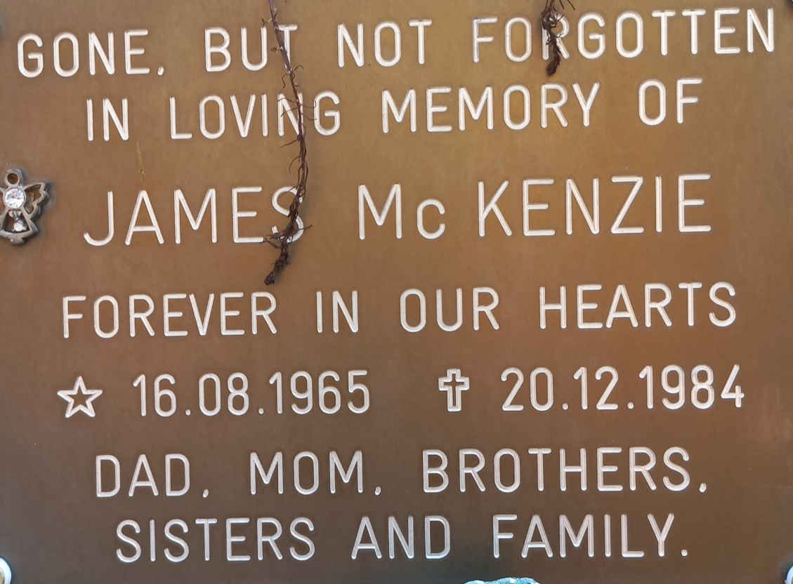 MCKENZIE James 1965-1984