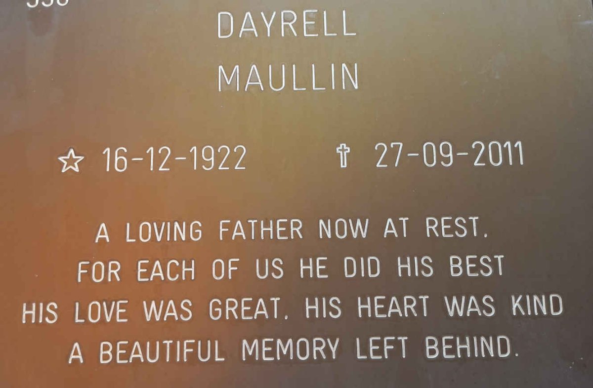 MAULLIN Dayrell 1922-2011