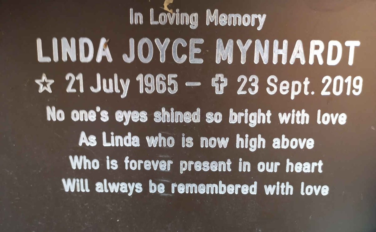 MYNHARDT Linda Joyce 1965-2019