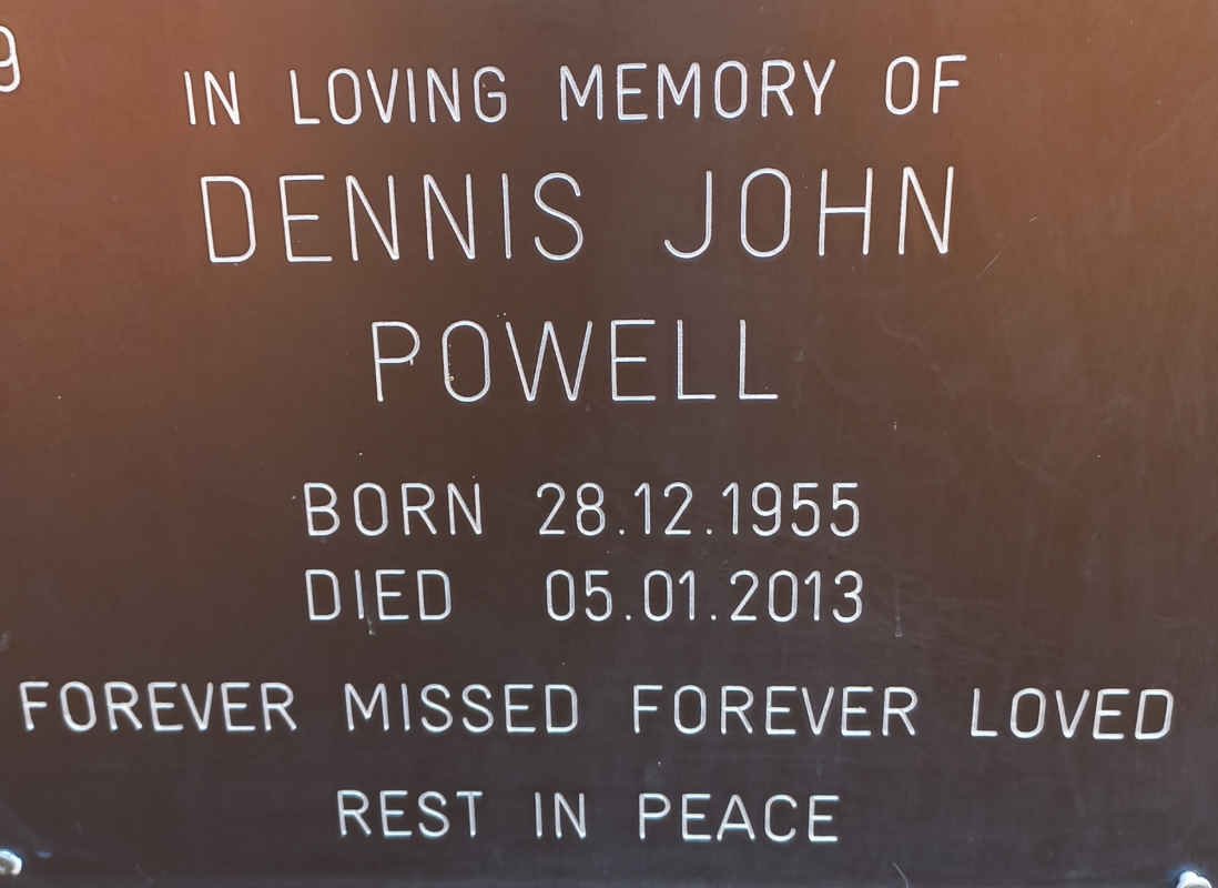 POWELL Dennis John 1955-2013