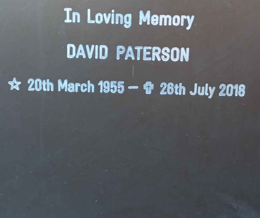 PATERSON David 1955-2018