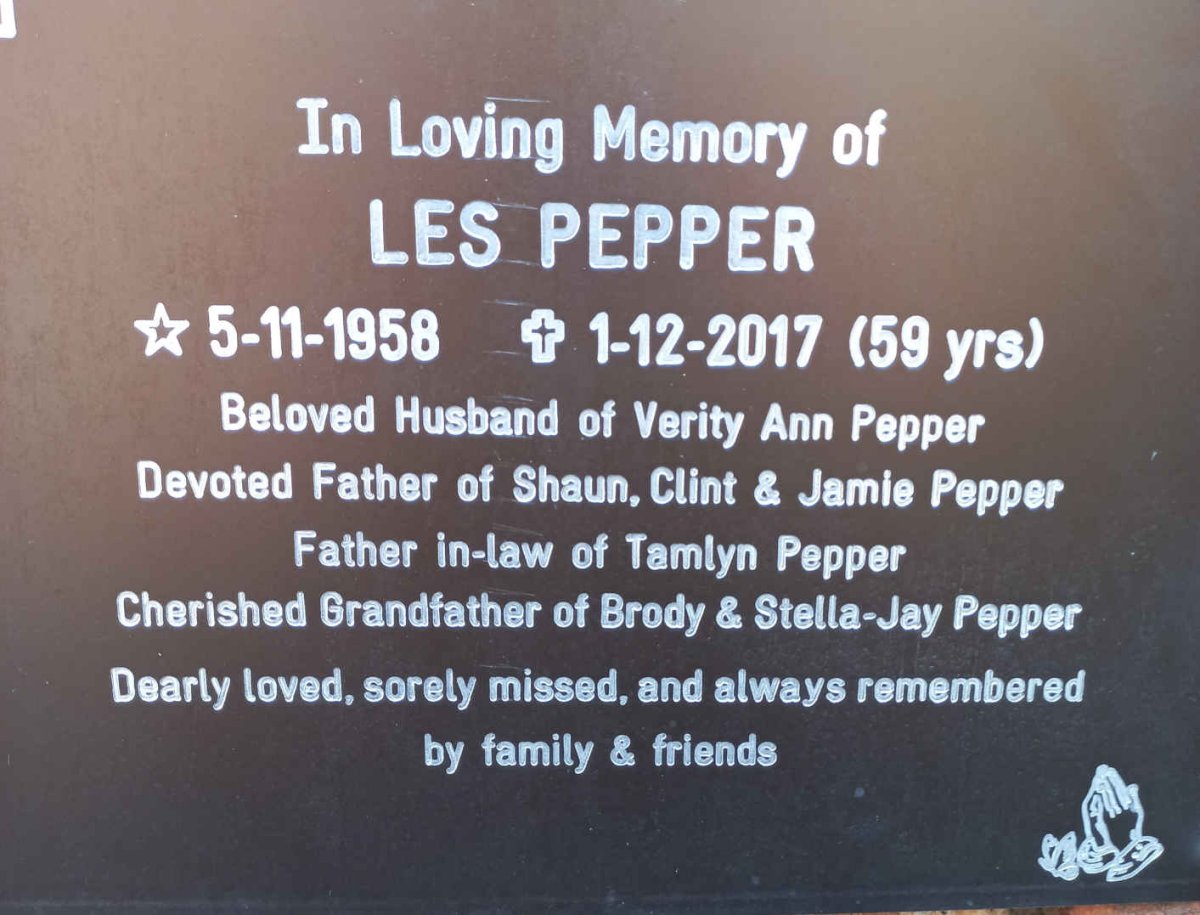 PEPPER Les 1958-2017