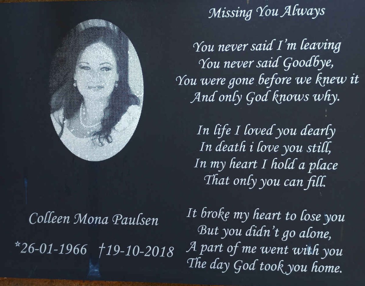PAULSEN Colleen Mona 1966-2018