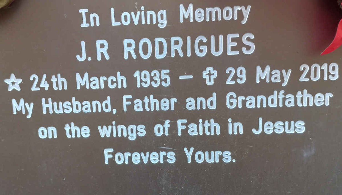 RODRIGUES J.R. 1935-2019