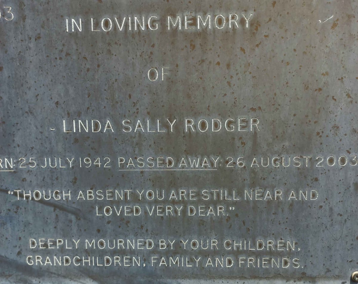 RODGER Linda Sally 1942-2003
