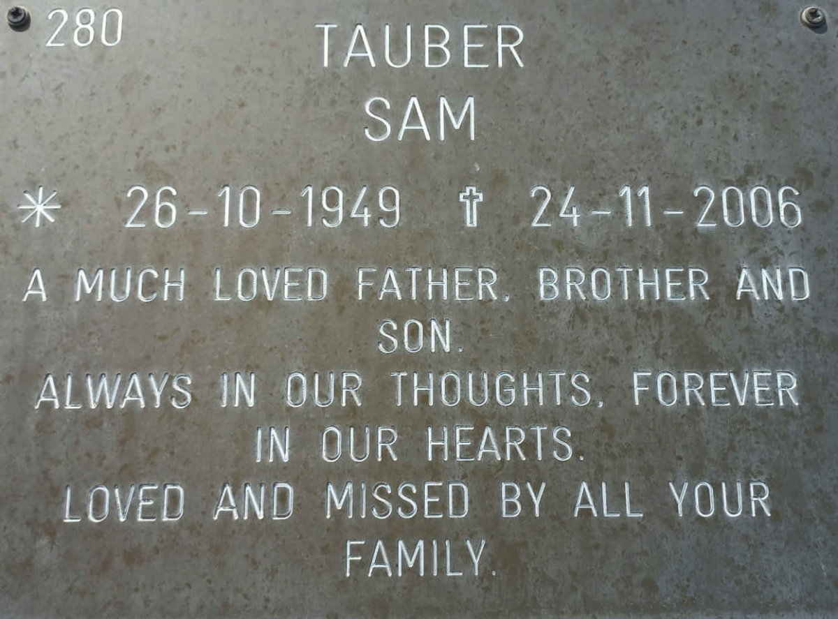 TAUBER Sam 1949-2006