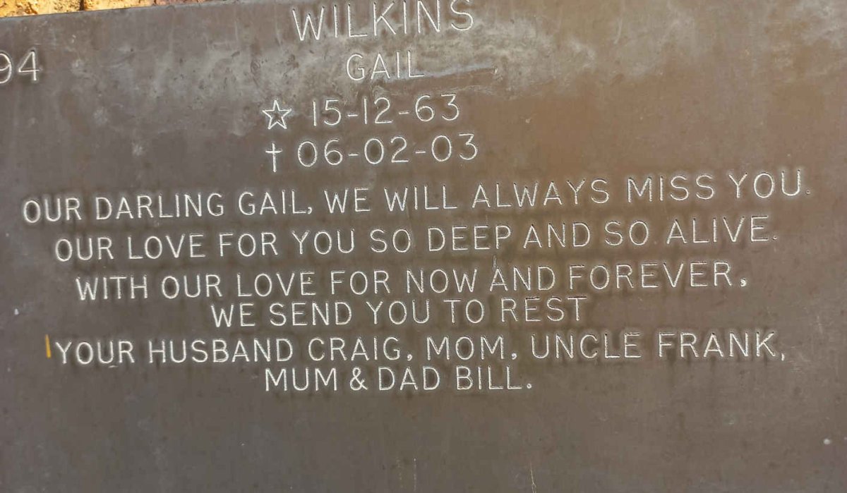 WILKENS Gail 1963-2003