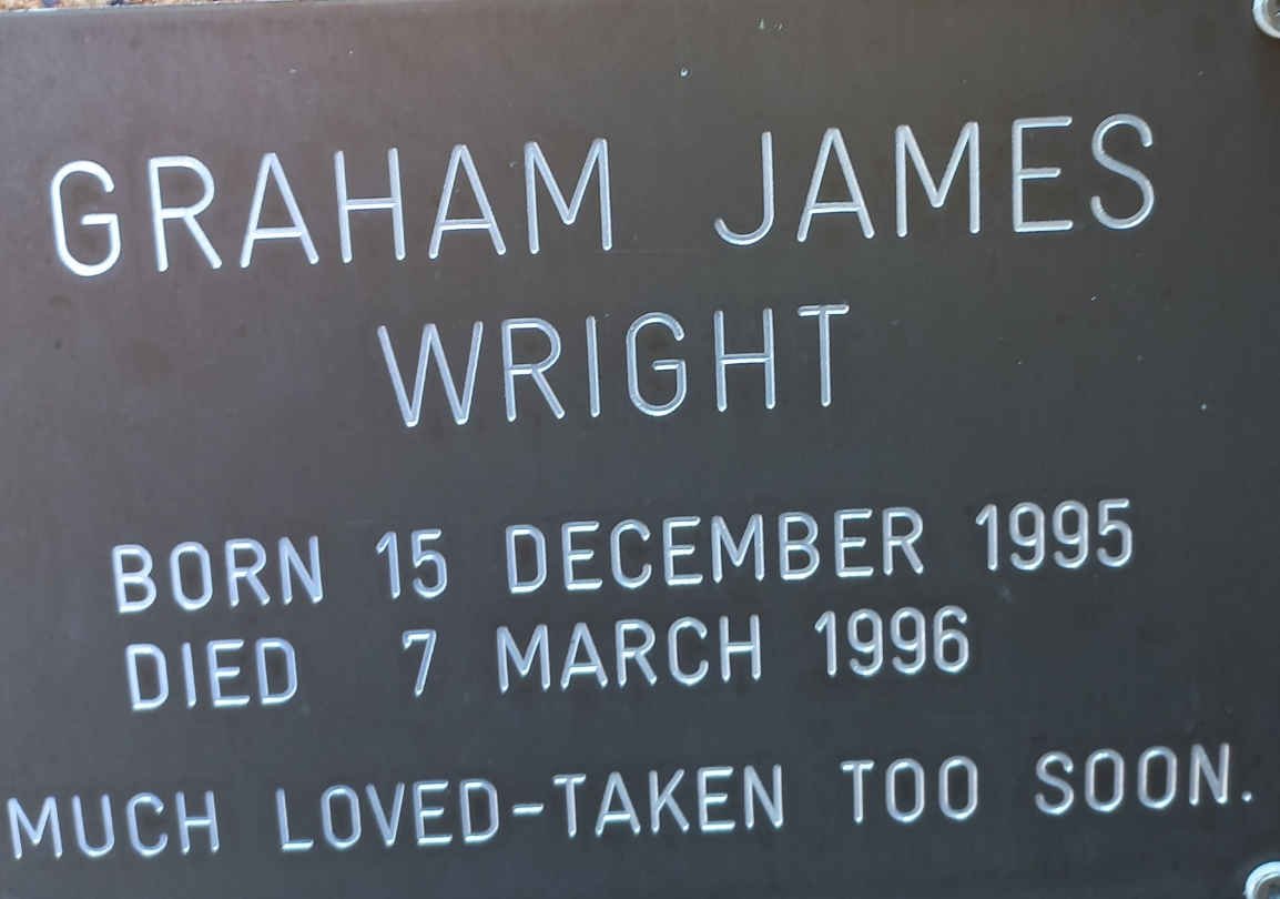 WRIGHT Graham James 1995-1996