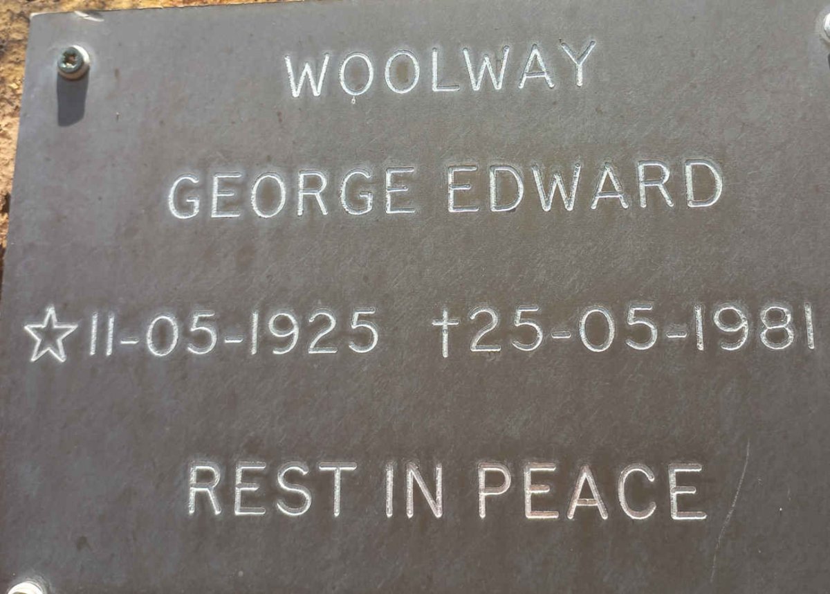 WOOLWAY George Edward 1925-1981