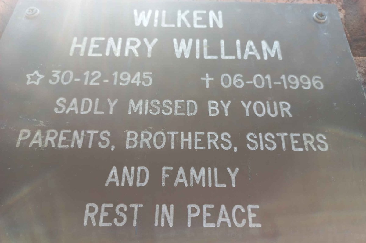 WILKEN Henry William 1945-1996