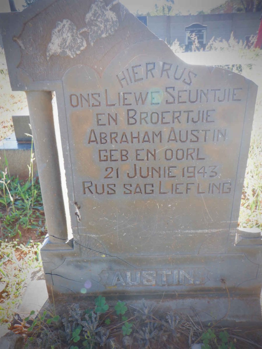 AUSTIN Abraham 1943-1943