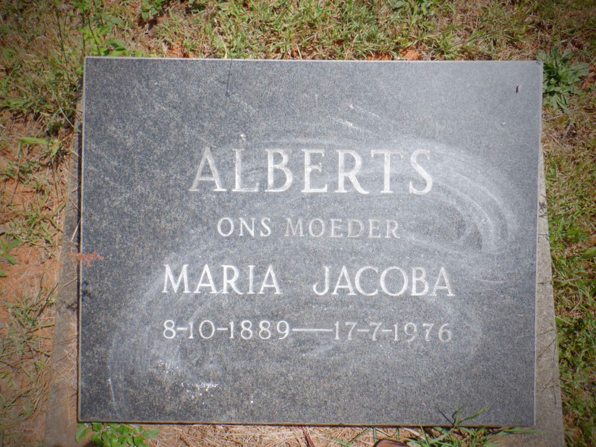 ALBERTS Maria Jacoba 1889-1976