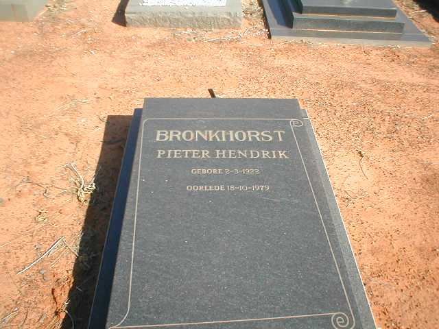 BRONKHORST Pieter Hendrik 1922-1979