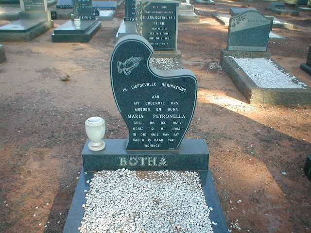 BOTHA Maria Petronella 1926-1983
