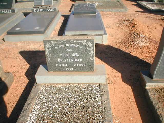 BREYTENBACH Wilhelmina 1951-1965