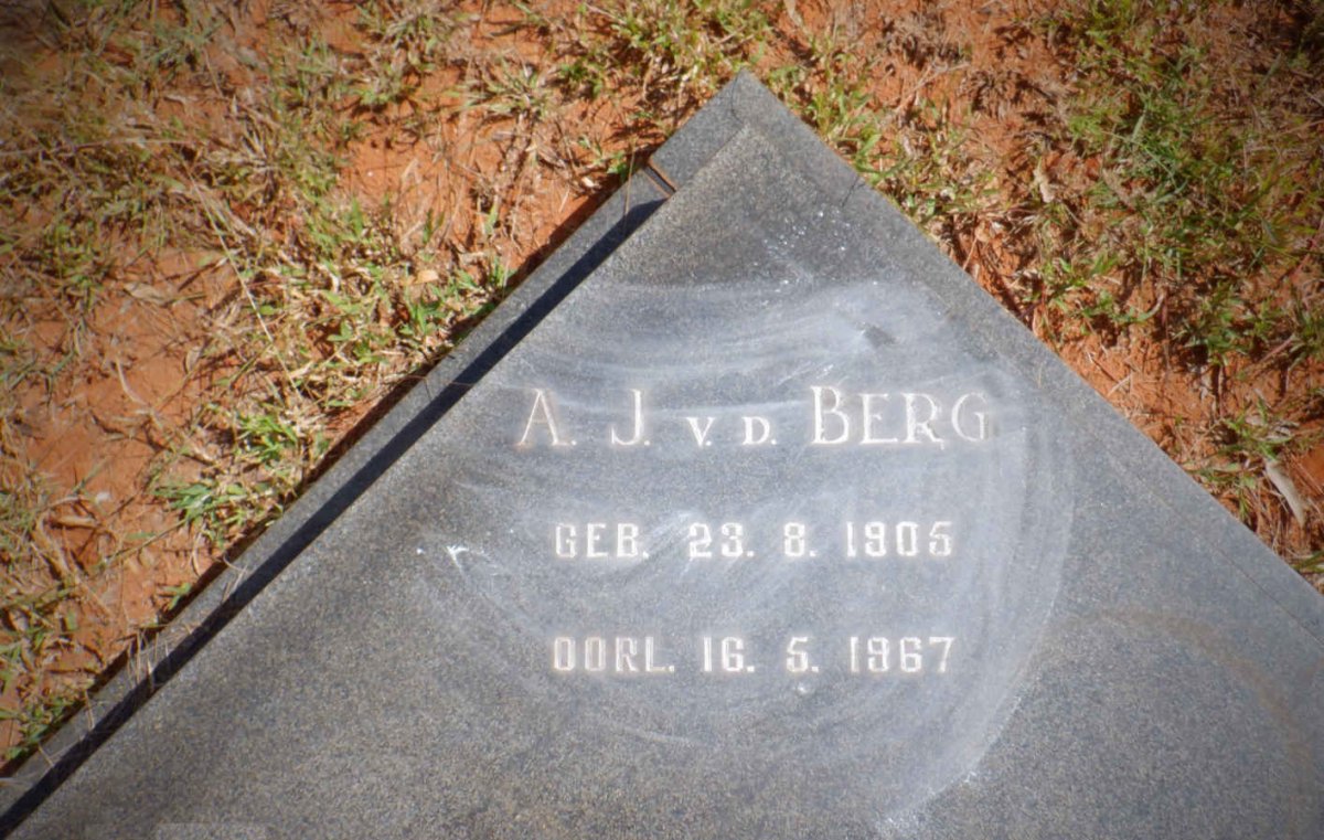 BERG A.J., v.d. 1905-1967