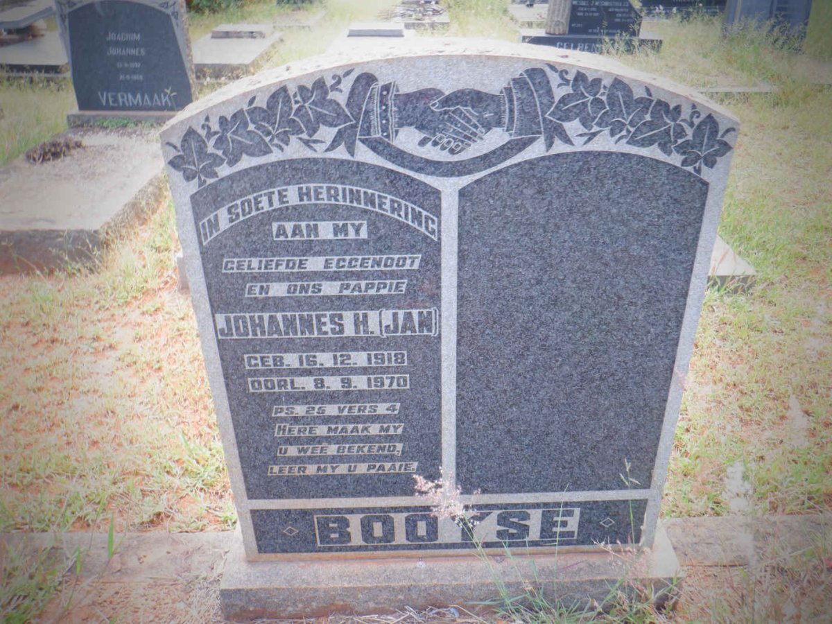 BOOYSE Johannes H. 1918-1970