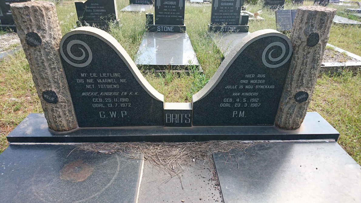 BRITS C.W.P. 1910-1972 &amp; P.M. 1912-1987