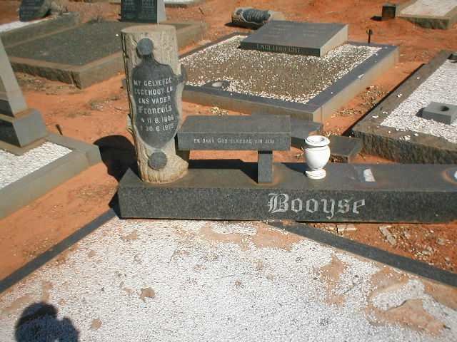 BOOYSE Francois 1906-1975