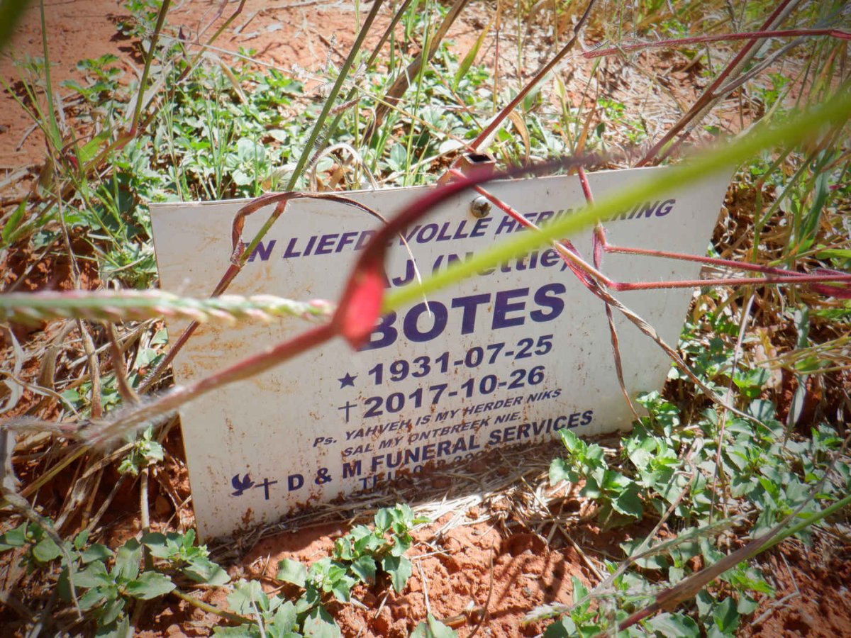 BOTES Nettie 1931-2017
