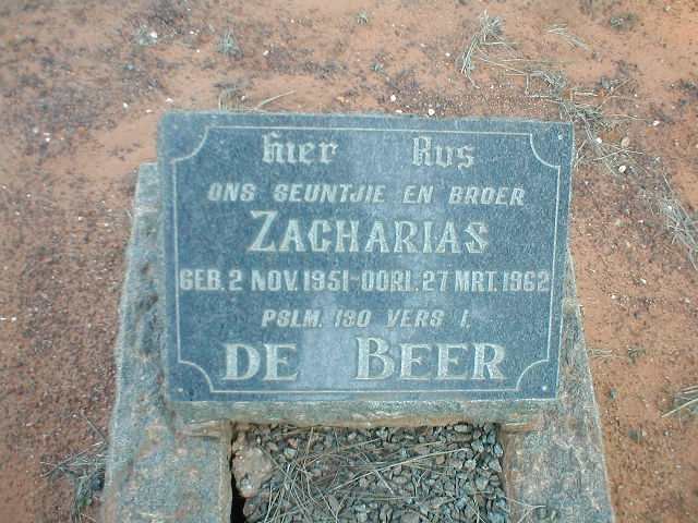 BEER Zacharias, de 1951-1962