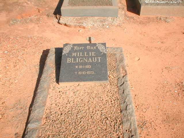 BLIGNAUT Willie 1901-1973