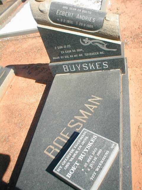 BUYSKES Egbert Andries 1955-1969 :: BUYSKES Boet 1923-1989
